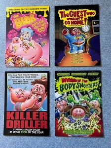 (4) 2015 GARBAGE PAIL KIDS 30TH ANNIVERSARY HORROR FILM STICKER #1, #2, #3, #4 - Picture 1 of 2