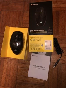 CORSAIR - DARK CORE RGB PRO SE Mouse da gioco ottico wireless con slipstream - Foto 1 di 12