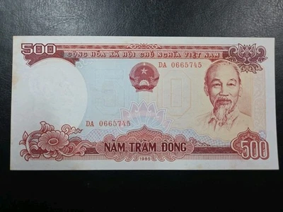Vietnam 500 Dong 1985 Pick 99 fresh UNC  - Image 1 of 4