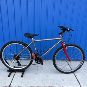 Vintage Specialized HardRock GX Sport 26” Bike Custom! 17 ” Frame 3x8 Gray/ Red - Picture 1 of 18