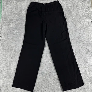 Eileen Fisher Damen Hose weites Bein Seide klein schwarz locker Büro reif - Bild 1 von 17
