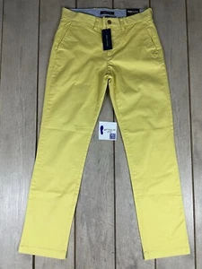 Tommy Hilfiger Flex Yellow Casual Chino Pants Size 30 x 32 - Picture 1 of 5