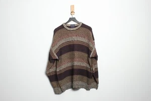 Vintage 1990's Gant Hand-Framed 100% Cotton Purl-Side Out Sweater - Large - Picture 1 of 5