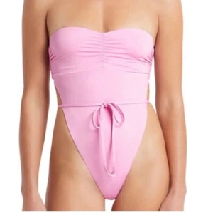 Costume da bagno Bond-eye Rafael pezzo unico in sherbet rosa taglia XS NUOVO - Foto 1 di 13