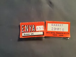 ENYA.45S 6001 BUSHING TYPE ONLY MODEL GASKET & SCREW SET NIP - Picture 1 of 3