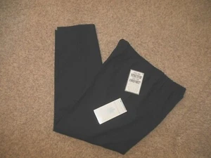 NWT 18 Black Elastic Waist Pull On Poly Pants Reflections By Eddie Haggar Pkts - Picture 1 of 2