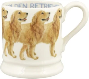 Emma Bridgewater Handmade in UK 1/2 Pint Mug - DOGS - GOLDEN RETRIEVER - Picture 1 of 1