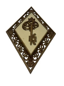 syroco wall plaques vintage plastic brown NO 4271 KEY - Picture 1 of 6