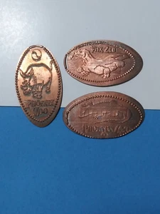 ARIZONA Phoenix Zoo lot of 3 Elongated pressed penny - Picture 1 of 2