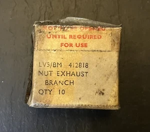 DAIMLER DINGO - Dado, ramo scarico (10 qty) - LV5/BM 412818 - NOS - Foto 1 di 4