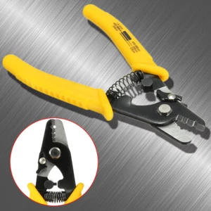 High Precision Fiber Optic Stripper Optical Cable Jacket Cutter Tri Hole Plier - Picture 1 of 7