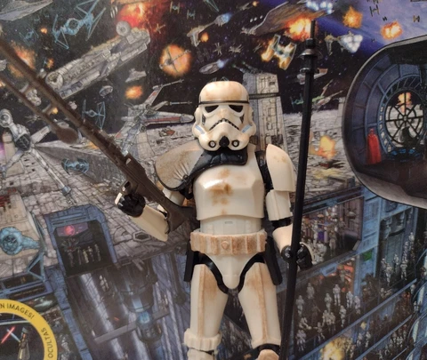 Star Wars Black Series 6in Sand Trooper From Dewback Set (Loose) Cover