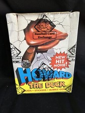 1986 HOWARD THE DUCK Vintage FULL UNOPENED WAX CARD BOX 36 SEALED PACKS BBCE