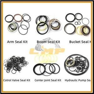 Arm Boom Bucket Seal Kit For Hitachi ZX120-1 ZX120LC-1 Excavator Service Kit - Picture 1 of 16