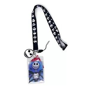 Nightmare Before Christmas Jack Lanyard With Soft Touch Dangle - Picture 1 of 2