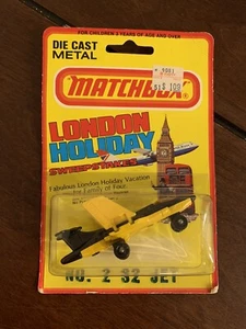 Vintage 1981 Matchbox London Holiday No 2 JET NEW - Picture 1 of 4