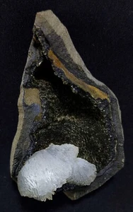 Ep stilbite ball on green gulgolite chalcedony matric natural mineral specimen - Picture 1 of 6