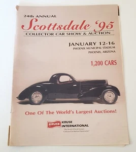 Scottsdale 1995 '95 24th Annual Collector Car Show & Auction Magazine, 1200 Cars - Picture 1 of 5