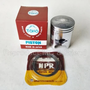 Juego de pistones + anillos Kawasaki G7 G5 G3SS G4TR (1974/1975) gran tamaño 1,00 (Japón) - Imagen 1 de 6