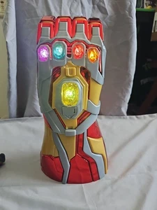 Disney Parks Avenger Campus Iron Man Infinity Gauntlet Drink Cup Holder Light Up - Picture 1 of 4