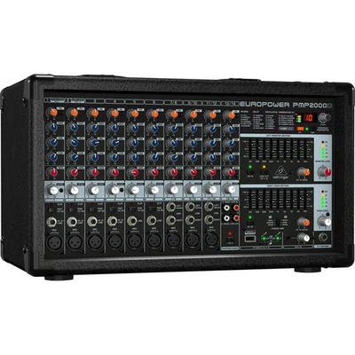 Behringer EUROPOWER PMP2000D 2000 vatios 14 canales mezclador alimentado Foto 1 de 4