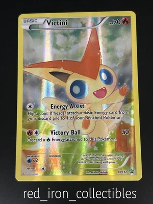 Victini XY117 Black Star Promo XY Pokemon Card Mythical Collection 2016 NM - Image 1 of 2