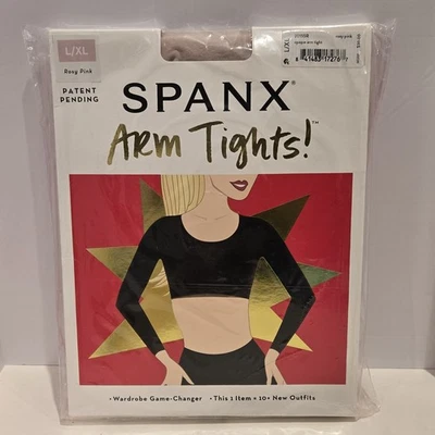 Spanx  Arm Tights Rosy Pink Shaping Hoisery Size L/XL - Image 1 of 2