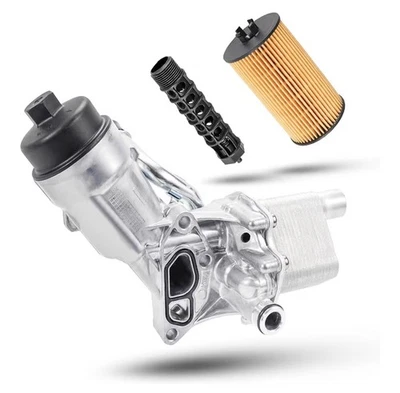 Carcasa de filtro de enfriador de aceite de motor de aluminio WEILEITE 1.4 apta para Chevy Cruze 2011. Foto 1 de 4