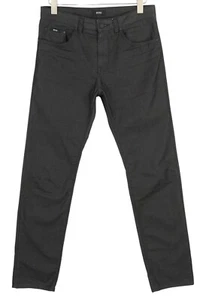 Hugo Boss Maine1-10 Herren Hose W31/L34 Schwarz Slim Fit Muster Zip Fly Logo - Bild 1 von 10