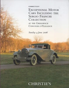 CHRISTIE’S CARS Jaguar Mercedes Packard Porsche Sergio Franchi Coll Catalog 2006 - Bild 1 von 1
