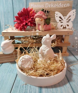 Latexform Latexgießform Gießform Betongießform Beton Hase Osterhase (128) - Bild 1 von 9