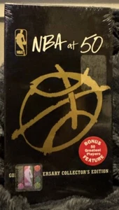 **NEW** NBA At 50 VHS, 1996) Golden Standard / Anniversary Collector’s Edition - Imagen 1 de 3