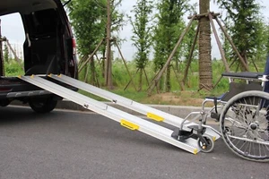 Jetland 2.4M 270kg Two Section Telescopic Wheelchair Ramp-JETM107-8 - Picture 1 of 6