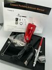 Cosscci Red 2-3 Times Portable Mini Brush Spray With Compressor Airbrush Kit 