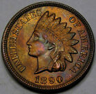 1890 Indian Head Cent rouge marron monstre gemme BU MS+++... flashy, si TRÈS JOLI !! 