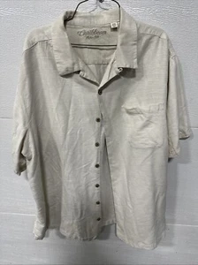 Men’s Caribbean Pure Silk Shirt 2xB - Picture 1 of 5