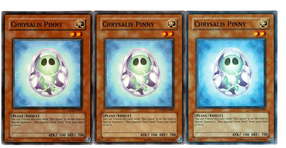 Yugioh- 3X Chrysalis Pinny - Common - 1st Edition - TAEV-EN009 - Near Mint - Image 1 of 1