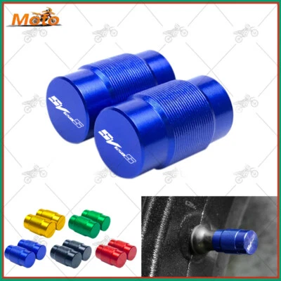 Cubierta de tapa de válvula de neumático de rueda CNC para motocicleta Suzuki SV650S 2007 1999-2012 nueva Foto 1 de 3