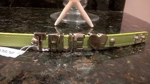 BCBG ~*TRUE 3*~ AFFIRMATION ARMBAND HELLGRÜN GLATT-S/S BUCHSTABEN NEU MIT ETIKETT - Bild 1 von 1