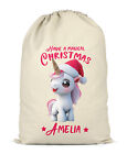 Personalised Sack Have a Magical Christmas Unicorn Xmas Bag XL for Presents Gift