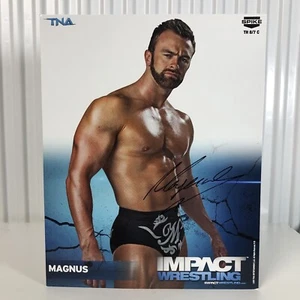 Magnus Hand Signed Official Impact Wrestling Promo Photo 8” x 10” WWE Nick Aldis - Picture 1 of 3