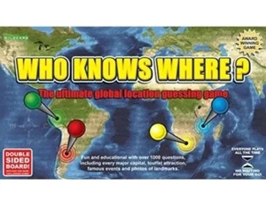 Who Knows Where? Award Winning Wildcard Ultimate Global Location Game New Sealed - Picture 1 of 6
