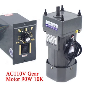 Motorreductor eléctrico de CA de 0-135 rpm controlador de velocidad variable par 1:10 90 W - Imagen 1 de 12