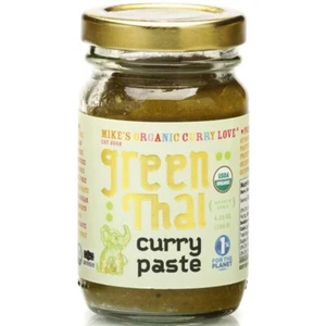 Mike's Organic Curry Love Green Thai Curry Paste Jar - Vegan, Gluten Free - Picture 1 of 3
