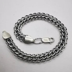 Vintage schöne Kette Armband Schmuck 925 Sterling Silber Handarbeit 12,76g - Bild 1 von 7
