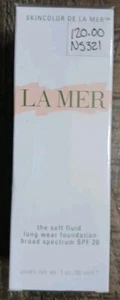 La Mer The Soft Fluid Long Wear Foundation SPF 20 ( 420 Terra) New in Box - Picture 1 of 5
