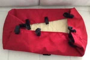 Bugaboo Frog Stroller Pram Bassinet Apron Red Canvas Baby Carry Cot Cover Sun - Picture 1 of 1