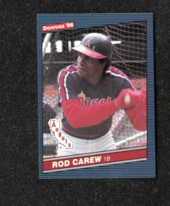Rod Carew 1986 Donruss #280 California Angels Minnesota Zwillinge NEUWERTIG - Bild 1 von 2