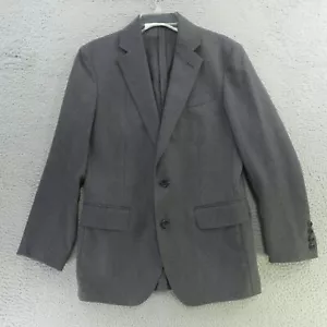 J Crew Blazer Sport Jacket Coat Mens 36S Gray Cotton Wool Moon Ludlow - Picture 1 of 11