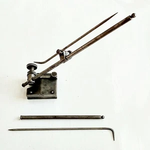 Vintage Starrett No 257 Oberflächenmessgerät mit zwei Spindeln und zwei Schreibern guter Zustand - Bild 1 von 12
